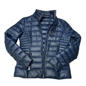 Women's navy down jacket - Dobber